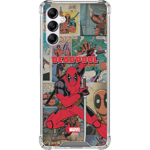 Marvel Deadpool Deadpool Collage Galaxy A15 5G Clear Case